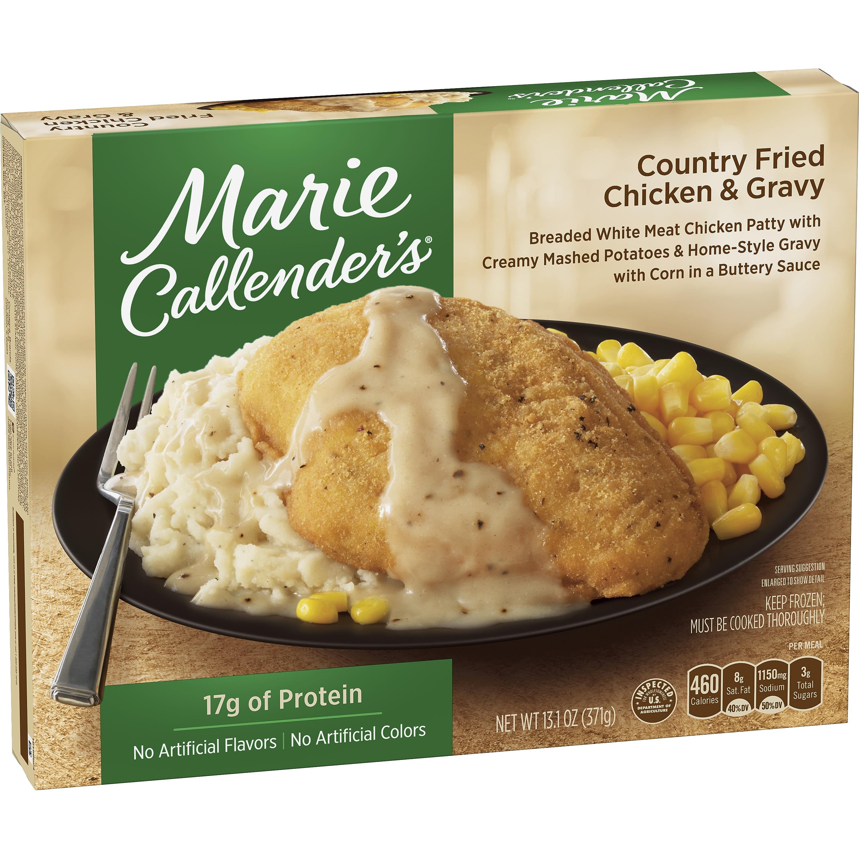 Marie Callenders Country Fried Chicken & Gravy Chicken, 13.1 oz., 5/Pack (903-00169)