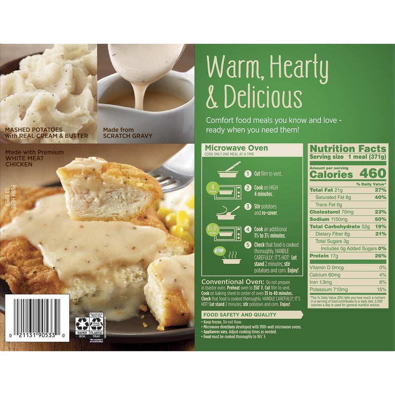 Marie Callenders Country Fried Chicken & Gravy Chicken, 13.1 oz., 5/Pack (903-00169)