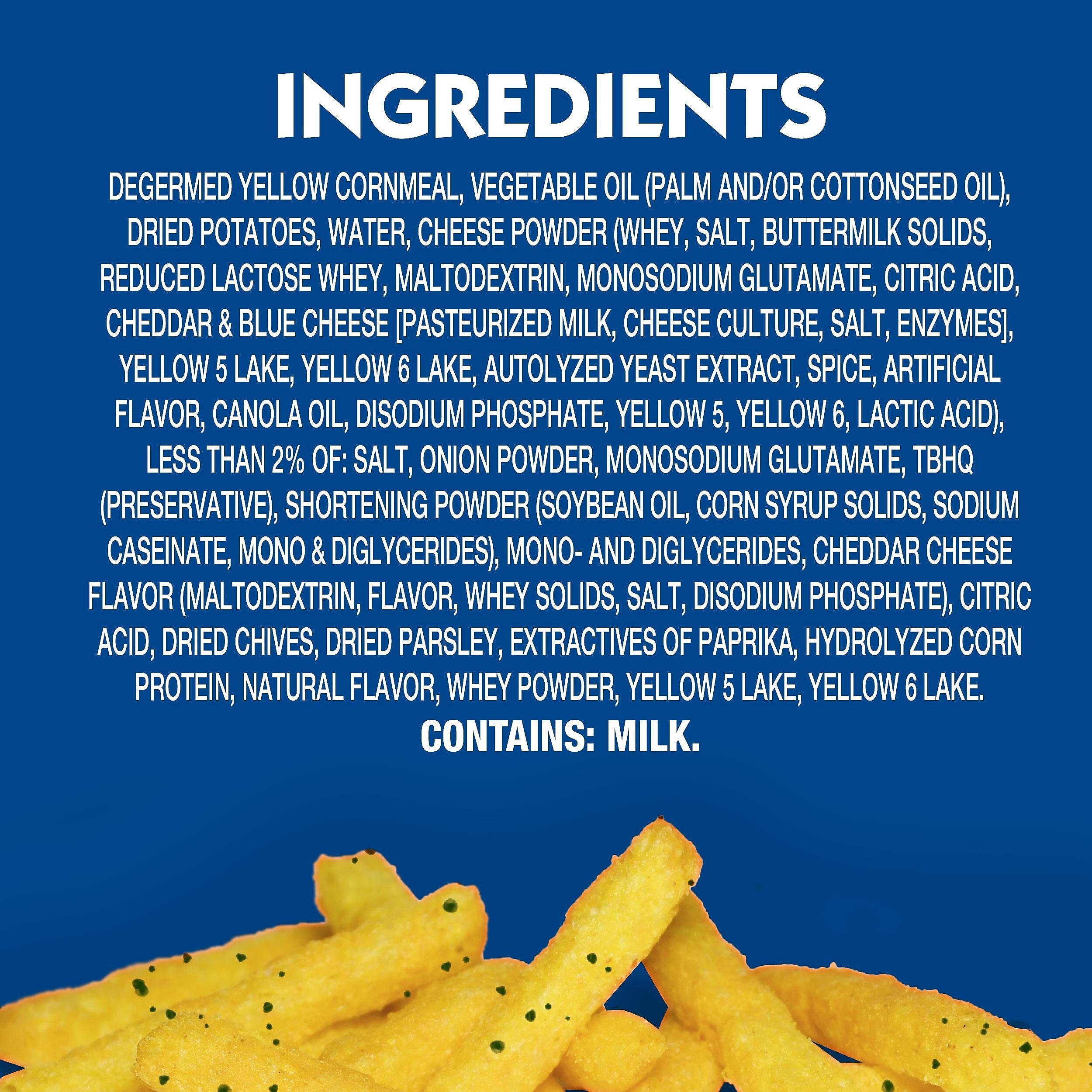 Andy Capp's Ceddar Fries Corn Chips, 0.85 oz., 72 Bags/Pack (209-00464)