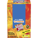 Slim Jim Mild Beef 'N Cheese Beef Meat Stick, 1.5 oz. (209-00656)