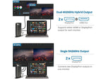 SIIG Universal Hybrid Dual 4K Video Docking Station (JU-DK0H11-S1)