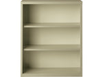 Hirsh HL8000 Series 42"H 3-Shelf Bookcase with Adjustable Shelves, Putty Steel (21989)