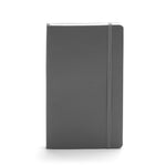 Poppin Professional Notebooks, 5" x 8.25", College Ruled, 96 Sheets, Gray/Silver, 25/Set (104134)