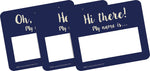 Barker Creek Self-adhesive Oh Hello! School Name Tags, 2.75" x 3.5", 45/Pack (1555)