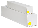 Tape Logic 1" Circle Inventory Label, Fluorescent Yellow, 500/Roll