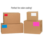 Tape Logic 3" x 4" Rectangle Inventory Label, Purple, 500/Roll