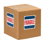 Tape Logic Labels, "Fragile", 4" x 4", Multiple, 500/Roll (SCL522)