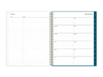 2025-2026 Blue Sky Bakah Floral 8.5" x 11" Academic Weekly & Monthly Planner, Plastic Cover, Beige/Blue (BLS131951)