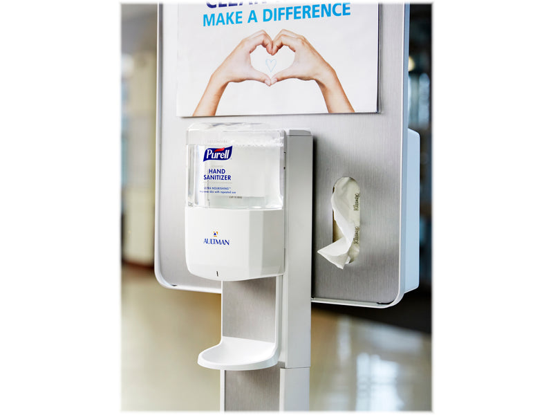 PURELL Messenger Floor Stand Hygiene Bracket, Silver (7399-HB-SLV)