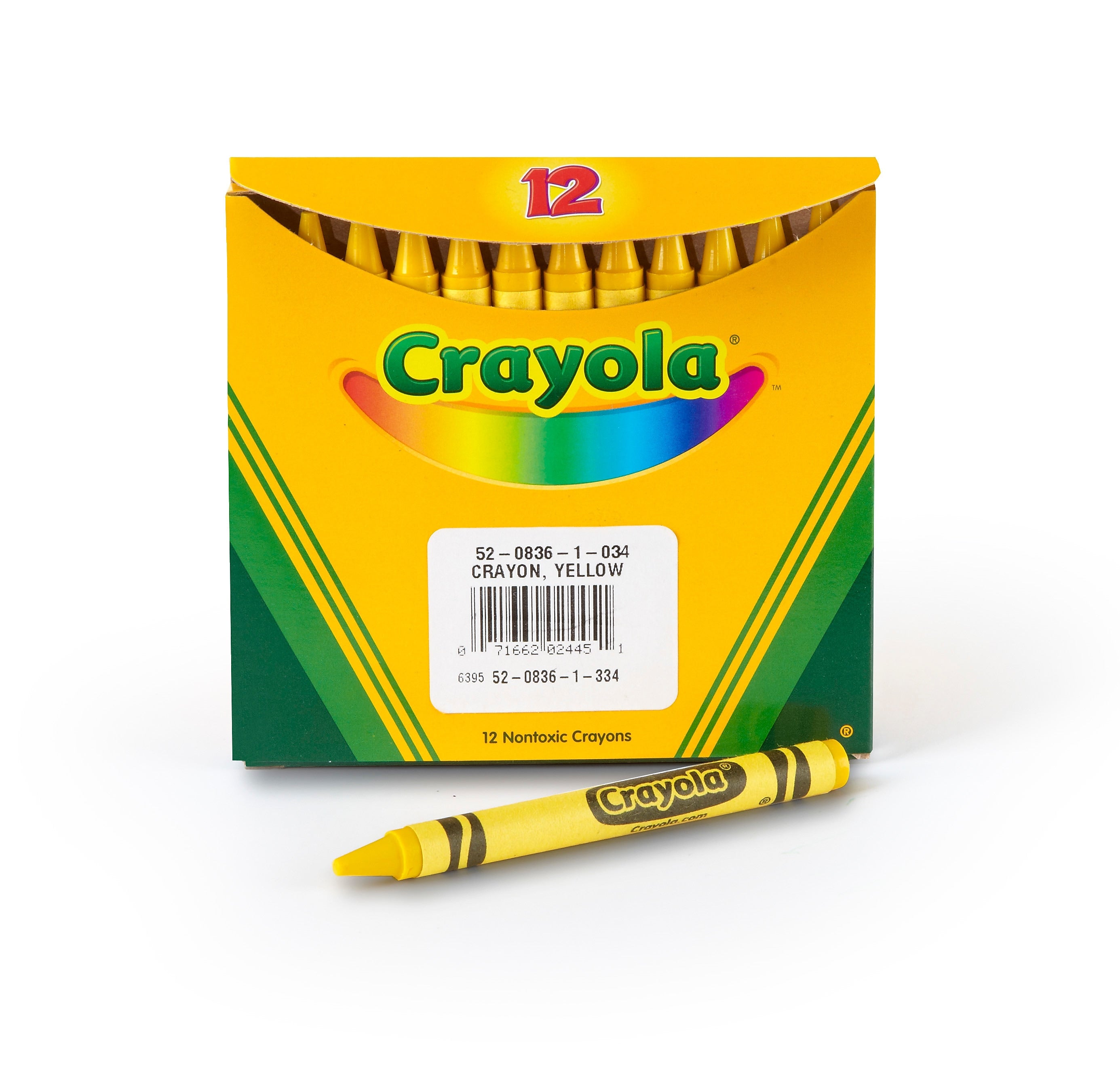 Crayola Bulk Crayons, Yellow, 12/Box (52-0836-034)