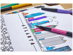 Paper Mate Flair Felt Pens, Medium Point, Assorted Inks, 8/Pack (2134319)