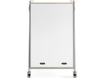 Safco Whiffle Typical 3 48" x 30" Particle Board Double-Column Mobile Storage, Gray (3923GR)
