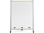 Safco Whiffle Typical 12 60" x 43" Particle Board Triple-Column Mobile Storage, Gray (3932GRY)
