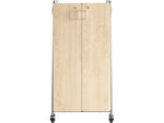 Safco Whiffle Typical 15 60" x 30" Particle Board Double-Column Mobile Storage, Gray (3935GRY)