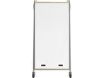 Safco Whiffle Typical 15 60" x 30" Particle Board Double-Column Mobile Storage, Gray (3935GRY)