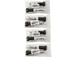 KleenSlate Concepts Tank Dry Erase Marker, Chisel Tip, Black, 2/Pack, 4 Packs/Bundle (KLS-8423)