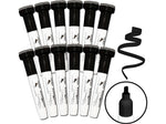 KleenSlate Concepts Tank Dry Erase Marker, Chisel Tip, Black, 12/Pack (KLS-8461)