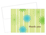 Great Papers! Daisy Stripes Thank You Note Cards, 24/Pack