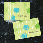 Great Papers! Daisy Stripes Thank You Note Cards, 24/Pack