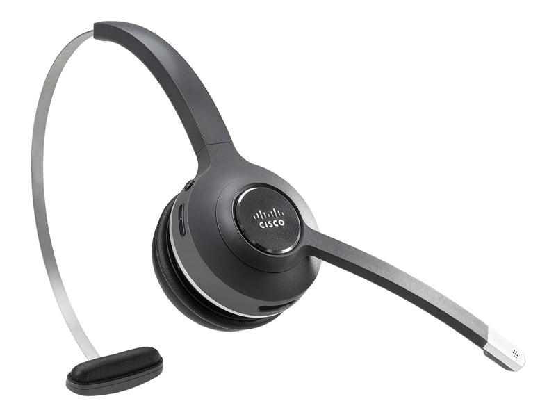 Cisco 561 Wireless Single Mono Headset, Over-the-Head, Black (CP-HS-WL-561-S-US=)