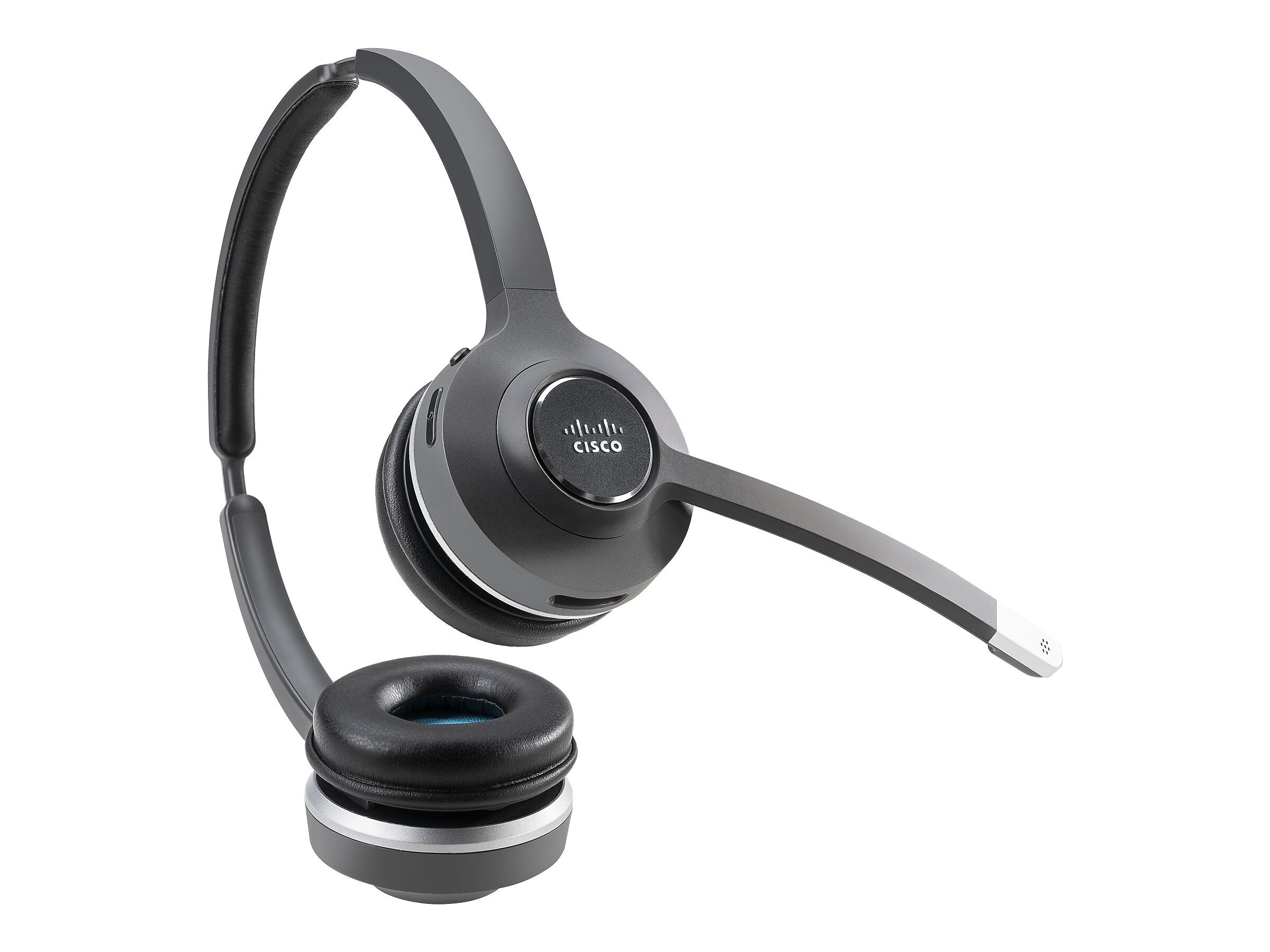 Cisco 562 Wireless Dual Stereo Headset, On Ear, Black (CP-HS-WL-562-S-US=)