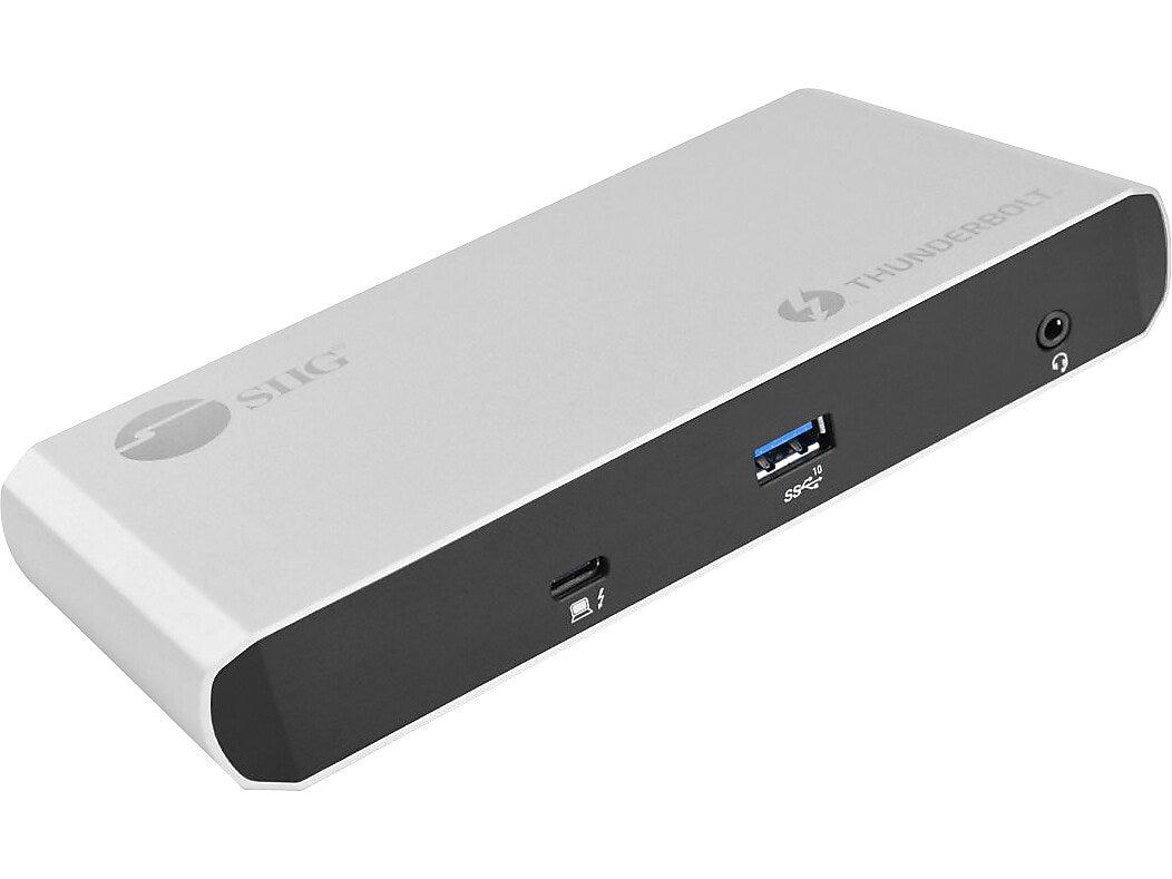 SIIG Thunderbolt 3 Dual DP 4K Video Docking Station with PD (JU-DK0C11-S1)