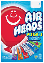 Airheads Variety Chewy Candy, 49.5 oz., 90 Bars/Box (220-00705)