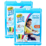 Crayola Color Wonder Mess Free Stow & Go Studio Travel Kit, 30 Pages, 2/Kits (BIN752580-2)