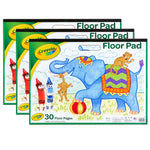 Crayola Giant Paper Pad Coloring Book, 30 Pages/Book, 3/Books (BIN993401-3)