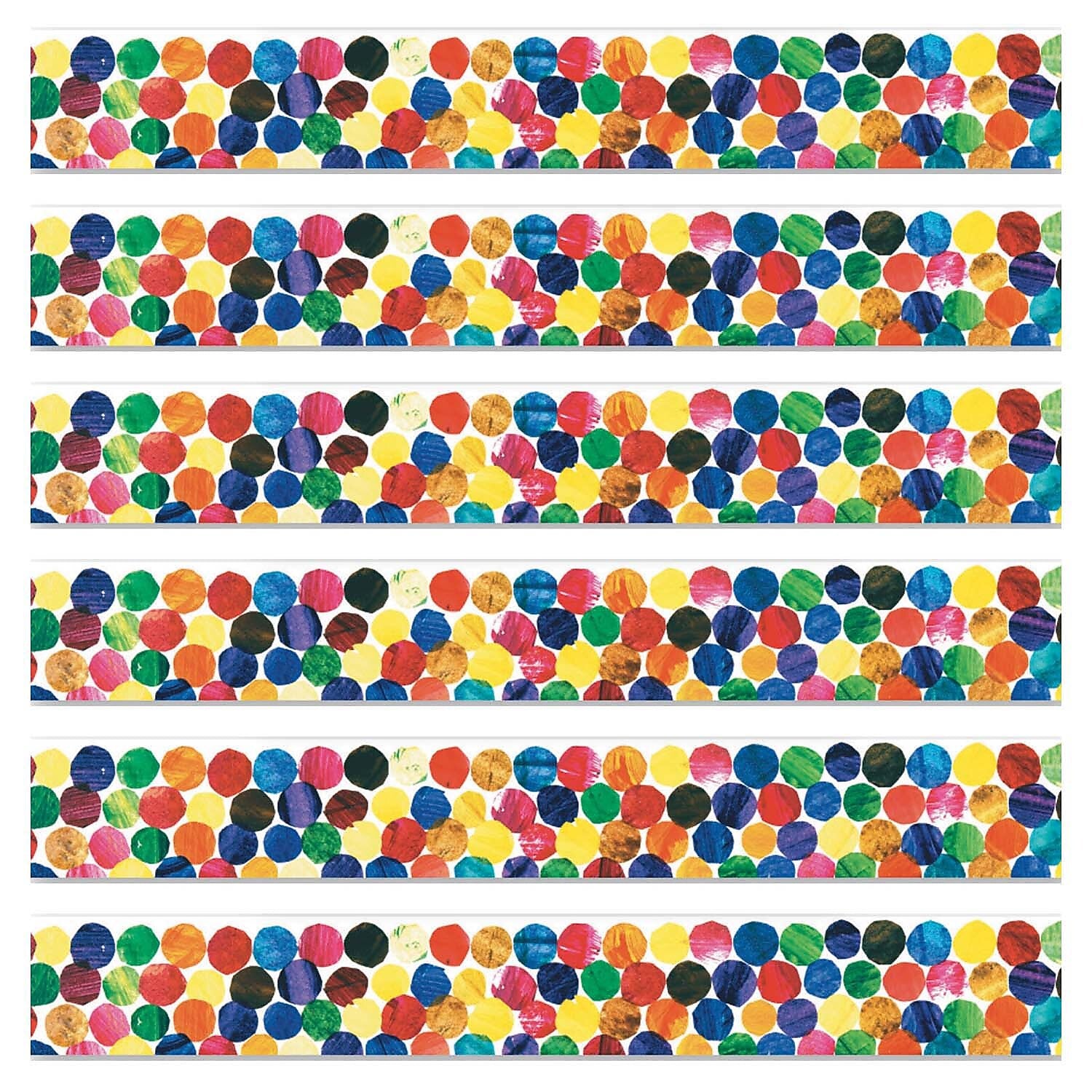 Carson Dellosa Education 36" x 3" Straight Border, The Very Hungry Caterpillar, 36 Feet/Pack, 6 Packs (CD-108063-6)