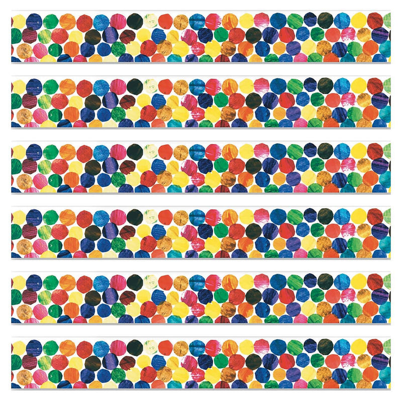 Carson Dellosa Education 36" x 3" Straight Border, The Very Hungry Caterpillar, 36 Feet/Pack, 6 Packs (CD-108063-6)