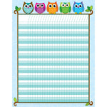 Carson Dellosa Education 17" x 22" Colorful Owls Incentive, 6/Pack (CD-114197-6)