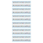 Carson Dellosa Education Alphabet Nameplates, 9.5" x 2.88", 36 Per Pack, 6 Packs (CD-122006-6)