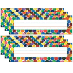 Carson Dellosa Education Eric Carle Dots Desk Nameplates, 9.5" x 2.88", 36 Per Pack, 6 Packs (CD-122026-6)