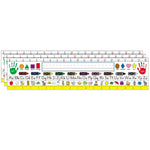 Carson Dellosa Education Traditional Manuscript Nameplates, 18" x 4", 36 Per Pack, 3 Packs (CD-2071-3)