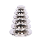 TickiT Sensory Reflective Buttons, Silver, 7/Pack (CTU72217)