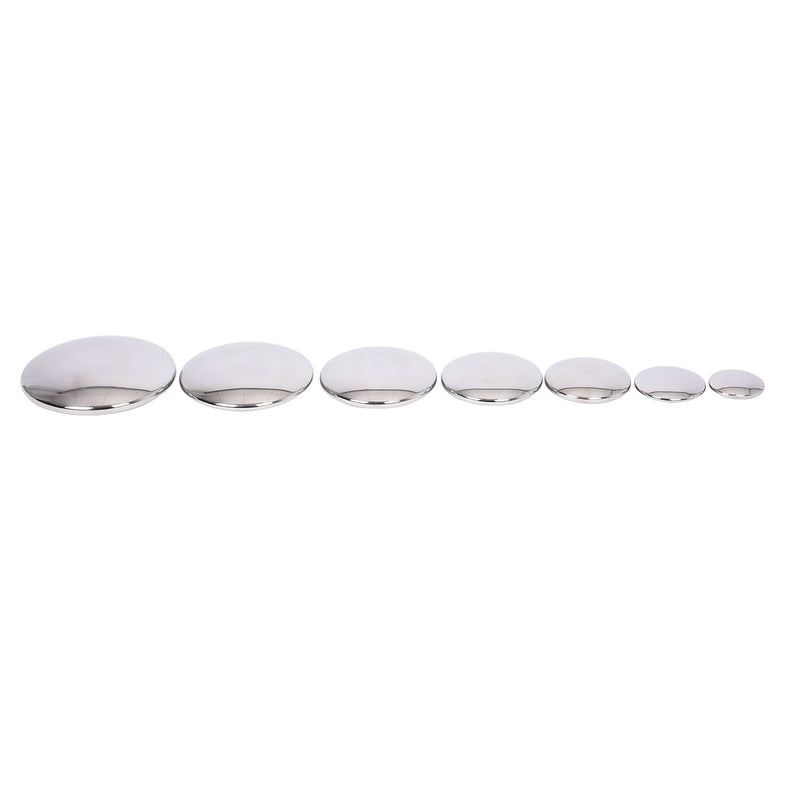 TickiT Sensory Reflective Buttons, Silver, 7/Pack (CTU72217)