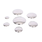 TickiT Sensory Reflective Buttons, Silver, 7/Pack (CTU72217)