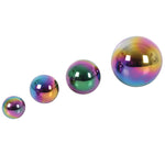 TickiT Sensory Reflective Balls, Rainbow, 4/Pack (CTU72221)