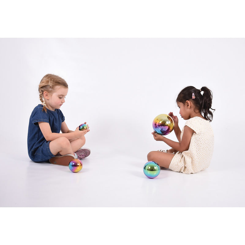 TickiT Sensory Reflective Balls, Rainbow, 4/Pack (CTU72221)