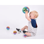 TickiT Sensory Reflective Balls, Rainbow, 4/Pack (CTU72221)