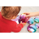 TickiT Sensory Reflective Buttons, Multicolored, 7/Pack (CTU72223)