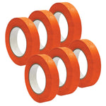 DSS Distributing 1" x 55 Yds, Premium Grade Masking Tape, Orange, 6 Rolls/Bundle (DSS46167-6)
