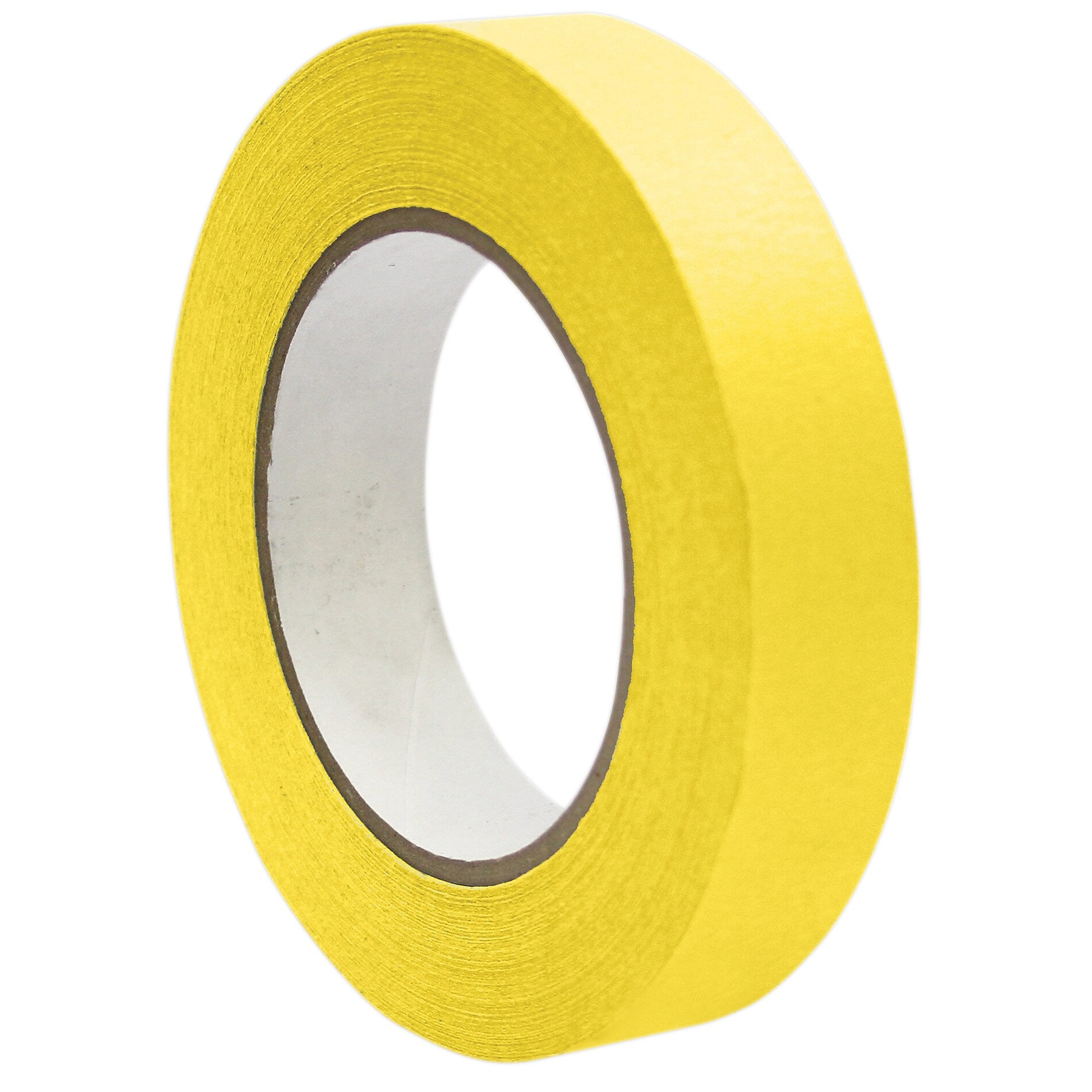 DSS Distributing 1" x 55 Yds, Premium Grade Masking Tape, Yellow, 6 Rolls/Bundle (DSS46169-6)