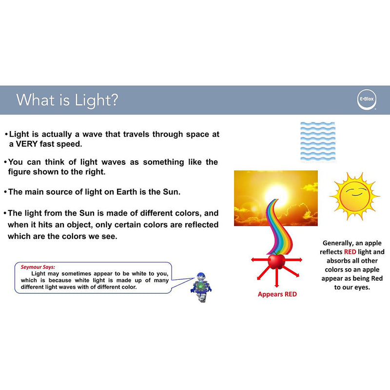 E-Blox Circuit Blox Student Set, Lights Starter Grade K+ (EBLCB0798SS)
