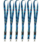 Edupress Pete The Cat Lanyard, 21.75" L x 0.75" W, Pack of 6 (EP-60257-6)