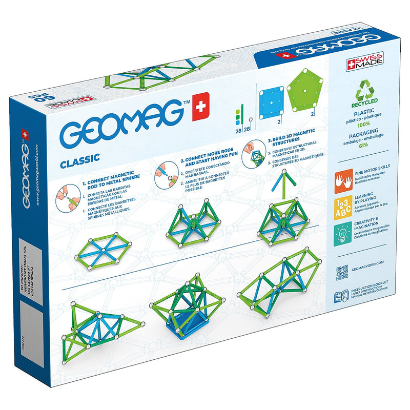 Geomag Green Line Color, 60 Pieces (GMW272)