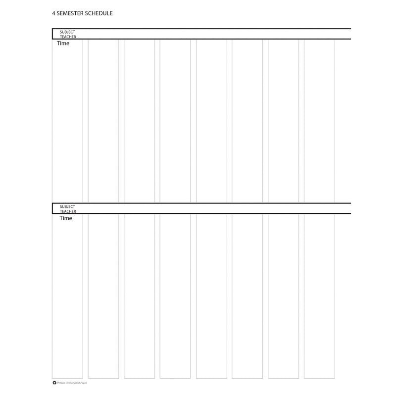 House of Doolittle Lesson Planner Book, Pack of 2 (HOD51007-2)