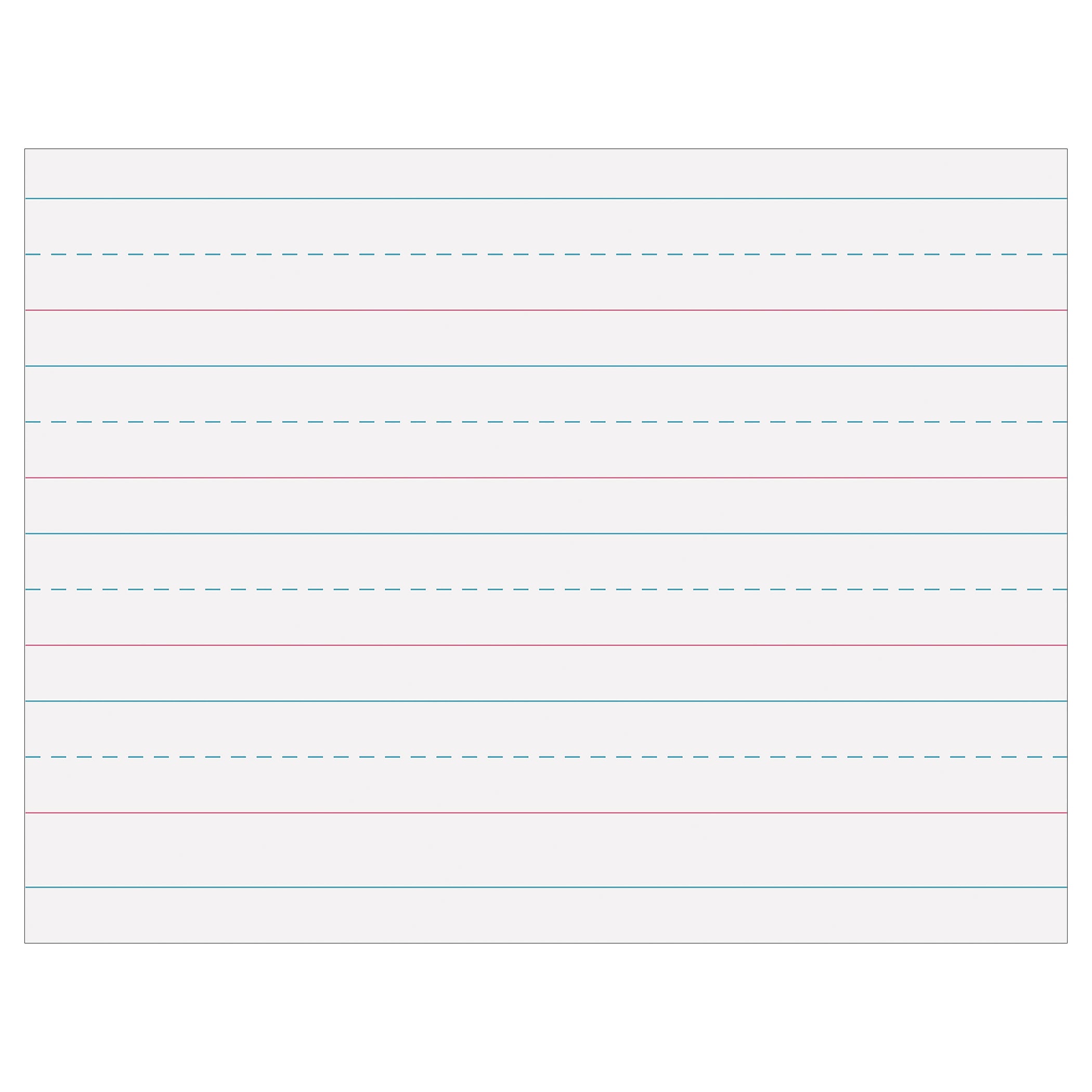 Pacon® Multi-Program Handwriting Paper, 1-1/8" Ruled, 10.5" x 8", White, 500 Sheets Per Pack, 2 Packs (PAC2418-2)