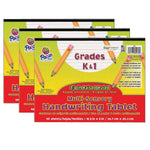 Pacon® Multi-Sensory Raised Ruled Tablet, 5/8" x 5/16" x 5/16" Ruled Long, 10.5" x 8", White, 40 Sheets, Pack of 3 (PAC2470-3)
